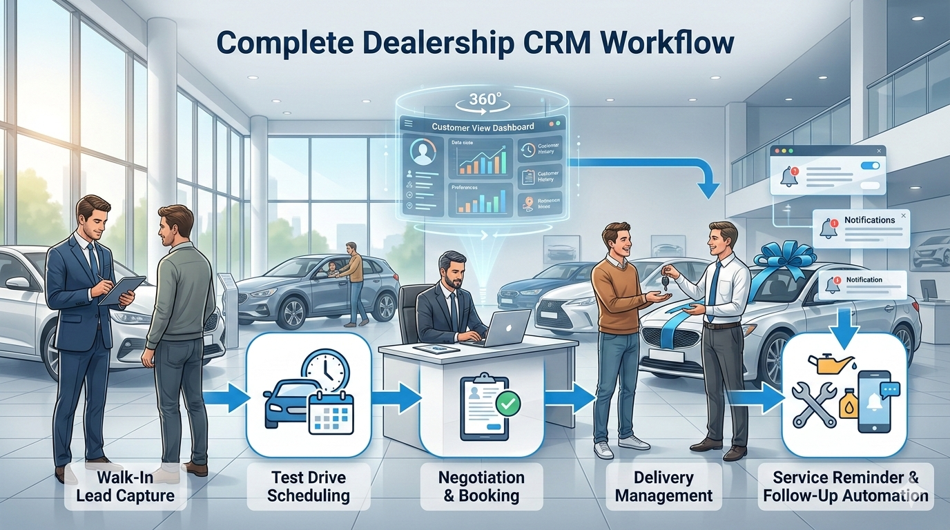 Complete Dealership workflow