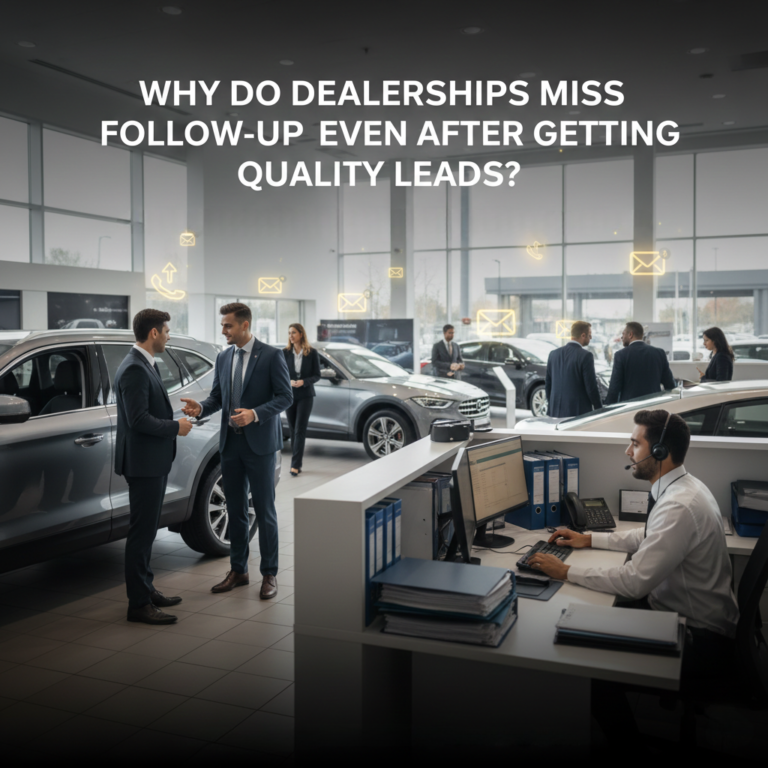 Why Most Dealerships Lose 30% of Their Leads And How a Smart CRM Stops It