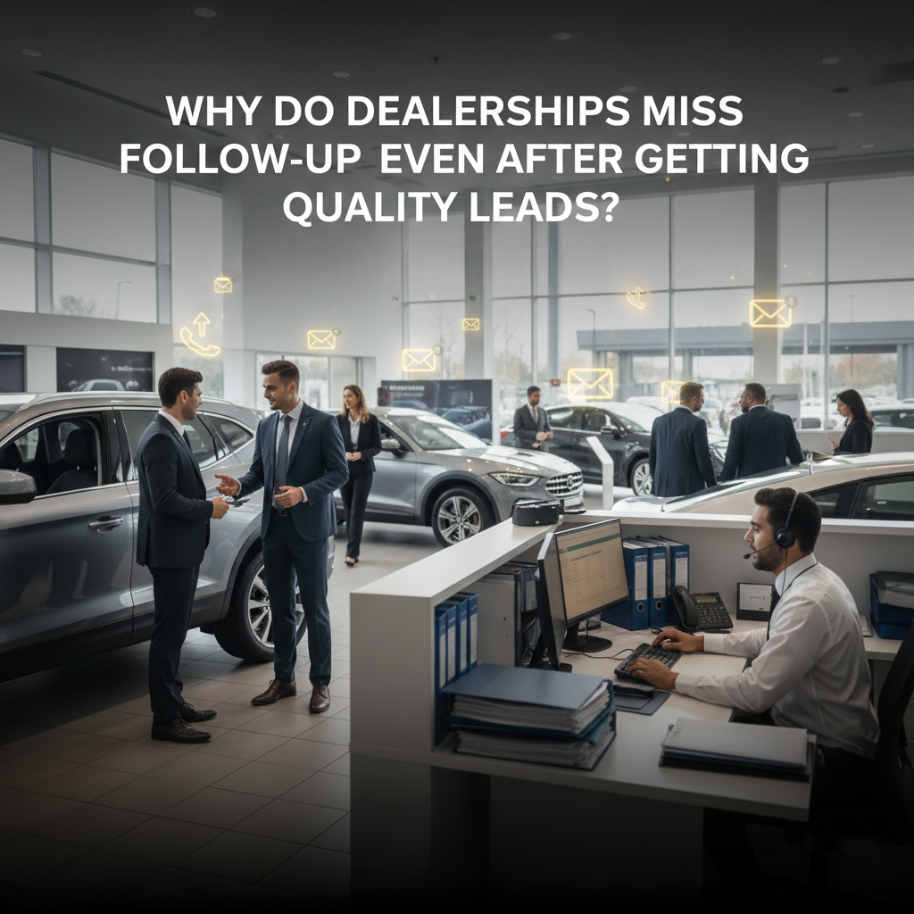 Why Most Dealerships Lose 30% of Their Leads And How a Smart CRM Stops It