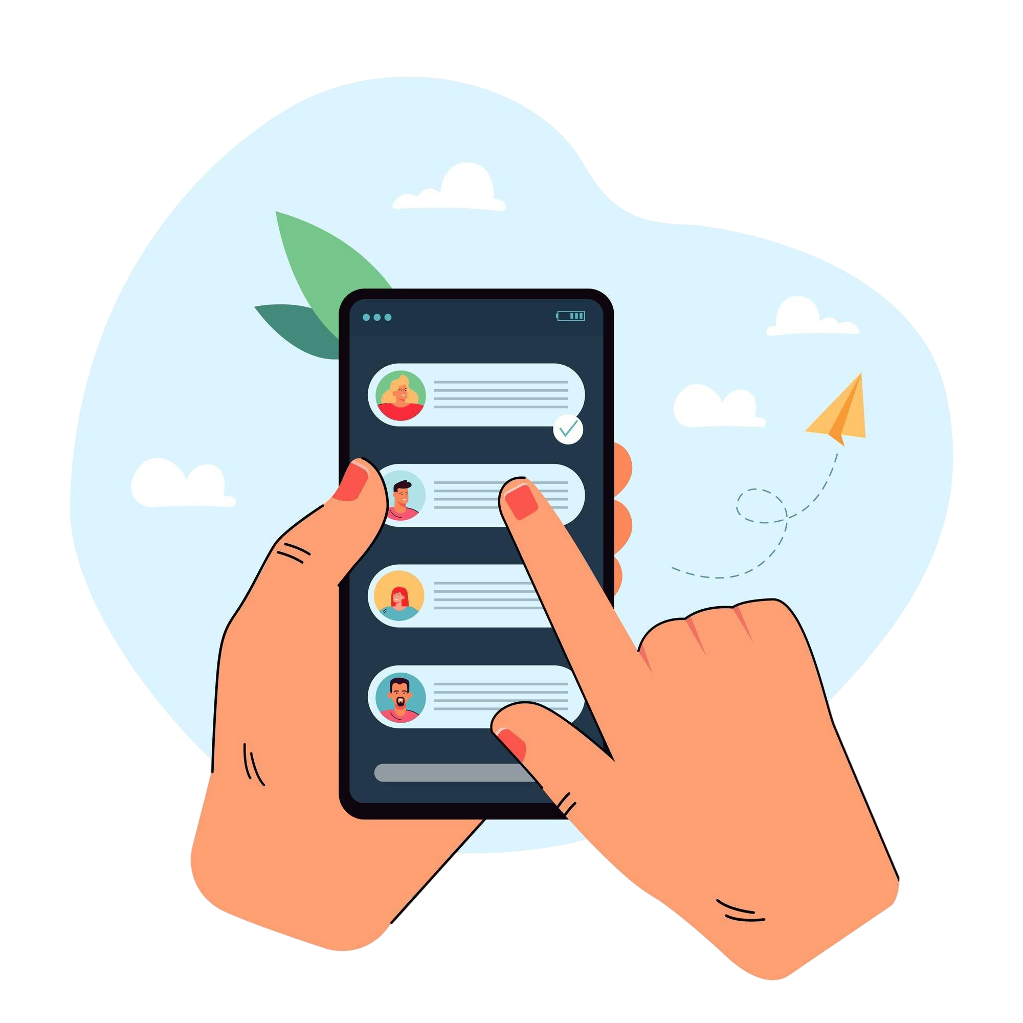 WhatsApp Illustration